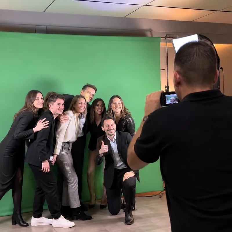Animation Studio Photo Fond Vert