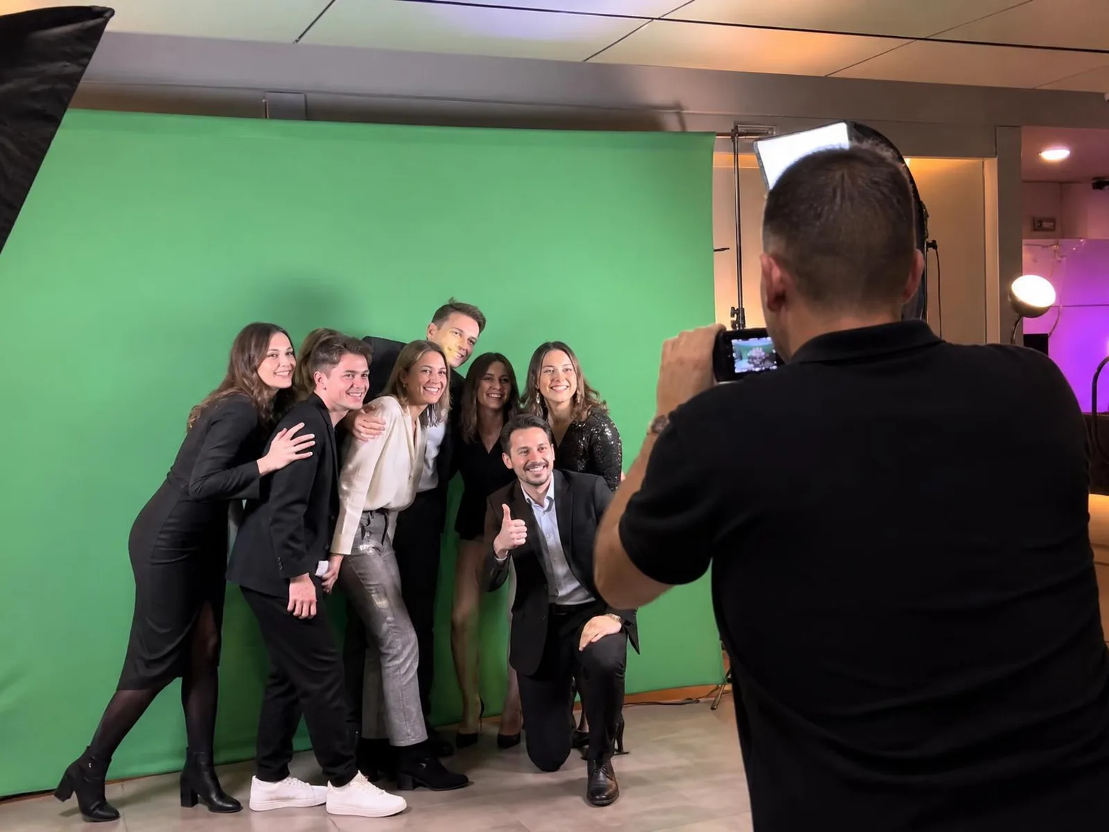 Animation Studio Photo Fond Vert — animation événementielle