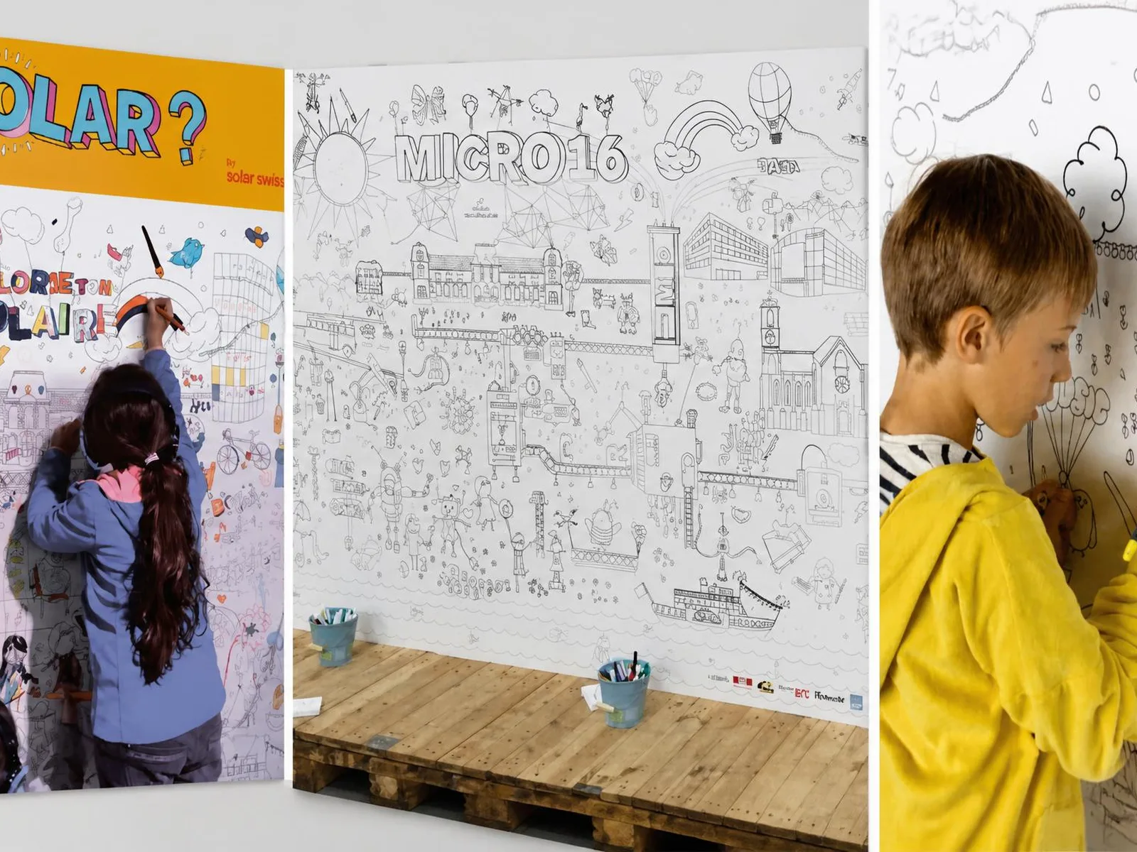 Atelier Mur à Colorier — animation événementielle