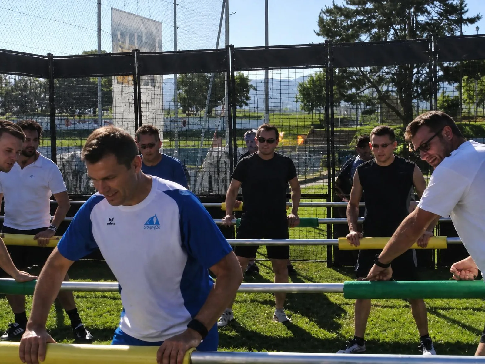 Babyfoot Humain Footcage — animation événementielle