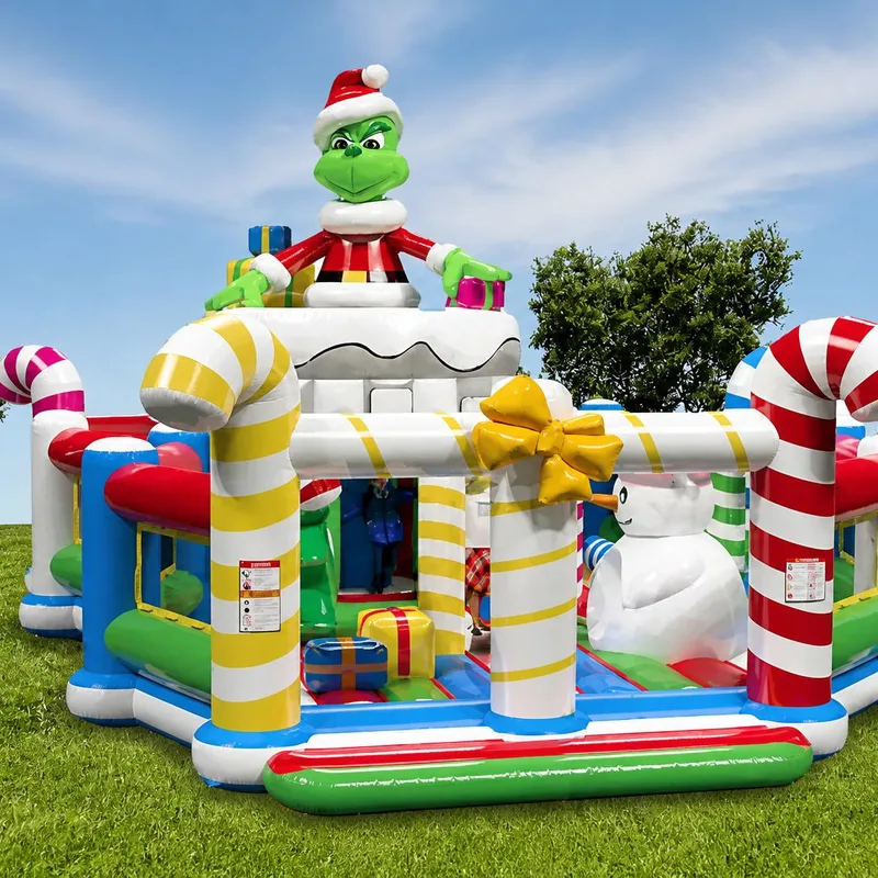Le château gonflable Grinch