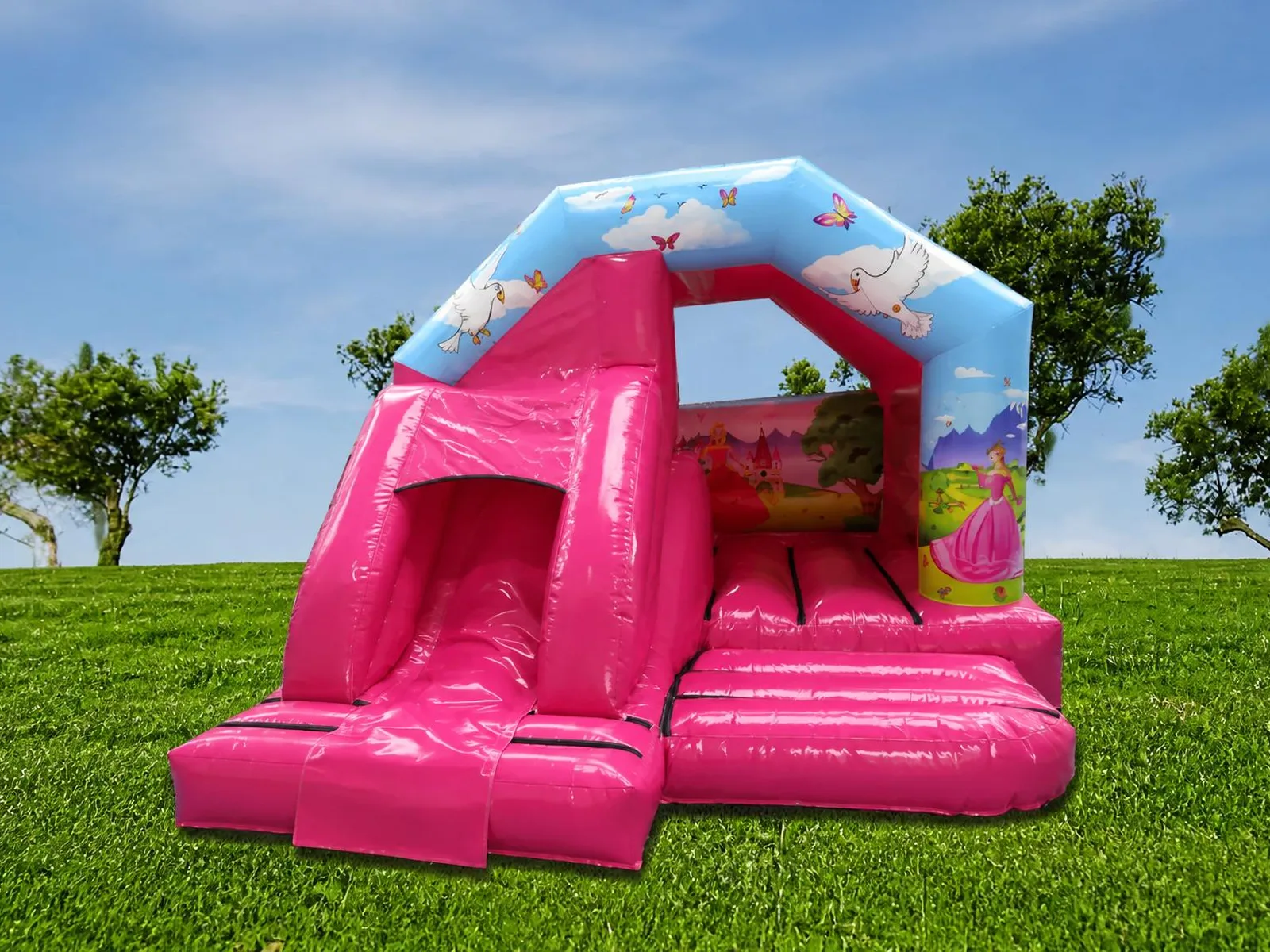 Le château gonflable Slide Princesse — animation événementielle