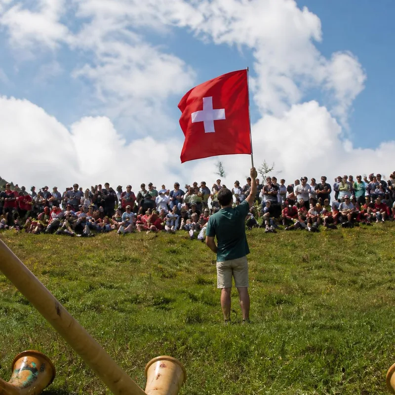 Scène Folklorique Suisse