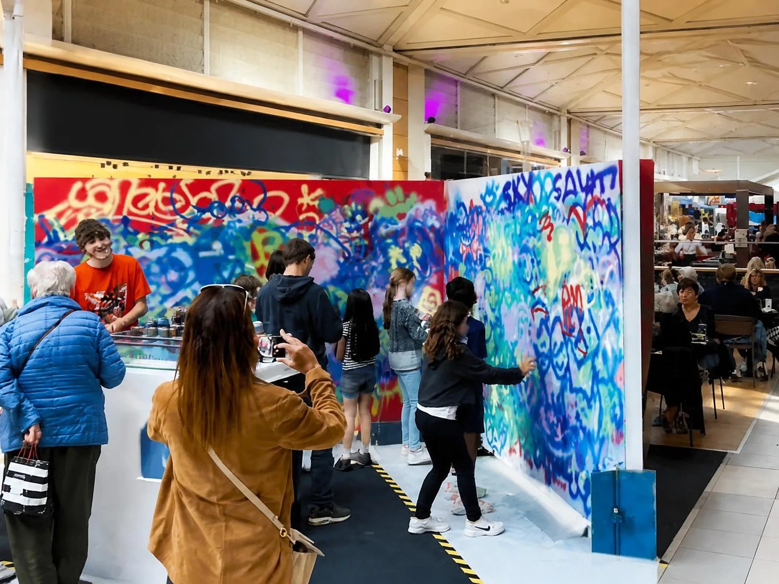 Street Art sur Toile Géante — animation événementielle