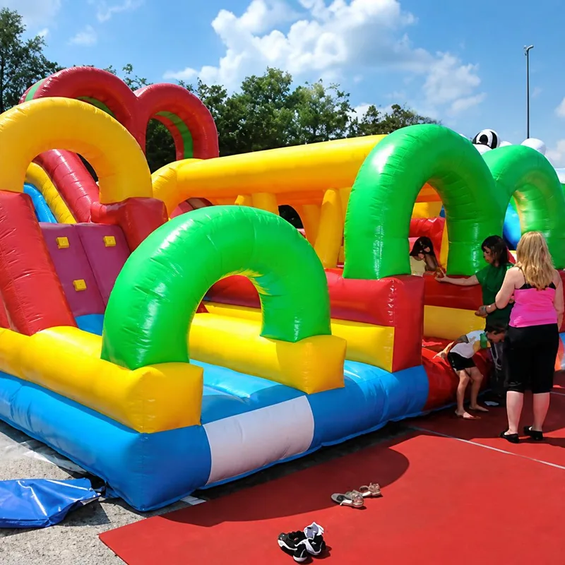 Le toboggan gonflable Multiarches